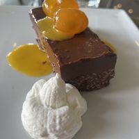 Chocolate torte   at Musée de l'Acropole in Athens