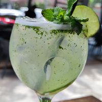 Limonada de hierbabuena at La Regina Restaurante in Madrid