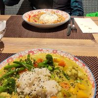 Curry and sweet and sour at Hotel Gerig in Wassen