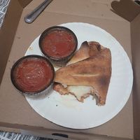 The eggplant roll is so good at Mario's. (Not vegan it's vegetarian) at Mario's Pizzeria in Commack