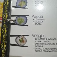 sushis at The Mandarin Restaurant in Marmaris