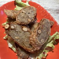 Ngoh hiong  at Kang Su Vegetarian 康素 - Orchard in Central Singapore