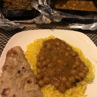 Roti and chana masala   at Mirchi in Amsterdam