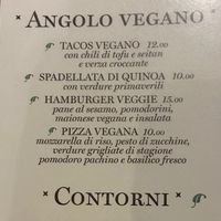 Veg menu   at Catullo - Ristorante Pizzeria in Turin