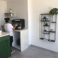 Helena at work   at All Things Dough in Lagos