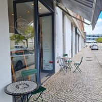 Outside area at All Things Dough in Lagos