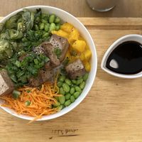 Prato vegano   at Let's Poke in Sao Paulo