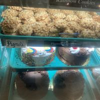Vegan pignoli cookies  at Alpine Pastry Shop in Smithtown
