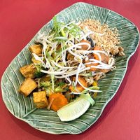 Vegan Pad Thai  at Tuk Tuk Thai Cafe in Cannes