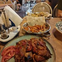 Aubergine, tomato, onion at Haïri in Pieria