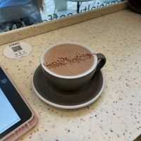 Hot chocolate  at WAY Plant Based Bake House in Ghent