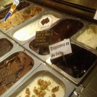 Chocolate (rice-milk) ice-cream at Nossi Be in Bilbao