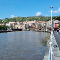 View a few steps from the Gelateria at Nossi Be in Bilbao