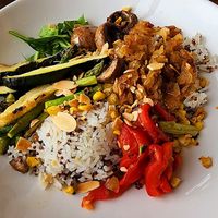 Roasted Summer Vegetable Bowl without feta  at Burton's Grill & Bar  in Gaithersburg