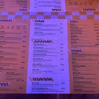 Menu #Veganuary at Buła z Musztardą in Poznan