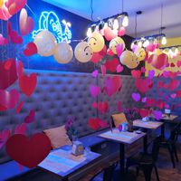 Great interior at Buła z Musztardą in Poznan