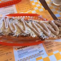 Zapiekanka z pieczarkami at Buła z Musztardą in Poznan