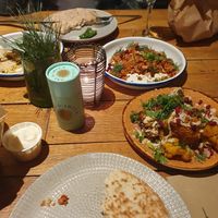 Roasted cauliflower and muhammara at MazzelTov! in Roosendaal