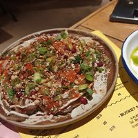 Aubergine carpaccio at MazzelTov! in Roosendaal