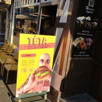 View from street at Téta in Etretat