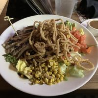 vegan bbq chicken salad   at Yard House in Honolulu
