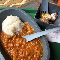 chakalaka and plantain  at Disneyland - Restaurant Hakuna Matata in Marne-la-vallee