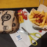 Seitan hamburger delit at MilaVeg Lanches in Porto Alegre