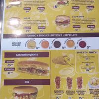 Cardápio recheado de opções deliciosas [foto tirada em junho/2025] at MilaVeg Lanches in Porto Alegre