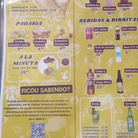 Cardápio (recomendo o milashake de morango!) [Foto tirada em junho/2025] at MilaVeg Lanches in Porto Alegre