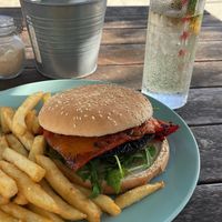 Nice vegan burger   at Morgan's Bar & Grill in Anglesea