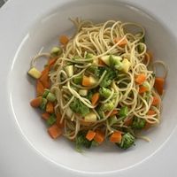 Veggie Spaghetti w/Olive Oil  at El Bellavista in Acapulco