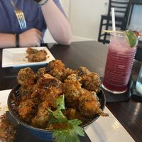 Broccoli appetizer  at Down Island Gulf Seafood Restaurant in Santa Rosa Beach