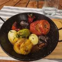 Stuffed vegetables at Kontokali Bay Resort & Spa in Corfu