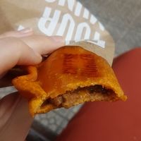 Cheeseburger empanada at Las Muns in Bilbao