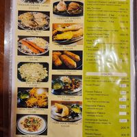 Staff said the Samosa and Pakora are vegan. at Indira Indian Restaurant in Chatan