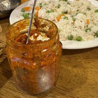 Lime Chili Chutney (complimentary papadoms came too)  at Indira Indian Restaurant in Chatan