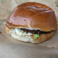 BBQ burger at VeggyGO in Aachen