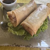 Veggie spring rolls   at Thai Bangkok in La Gomera