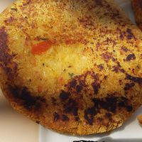 Burger de garbanzo at Can PITU in Begur