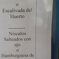 Menu vegano at Can PITU in Begur