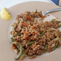 Arroz de verduras at Can PITU in Begur