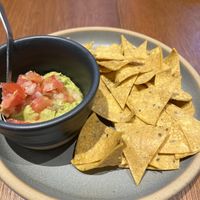 You can’t go wrong with chips and guacamole    at Kitade Shokudo in Tokyo