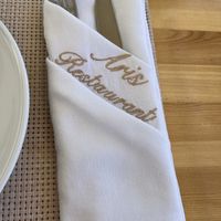 Restaurant name - sorry I forgot to take pic of menu!   at Aris Restaurant in Santorini