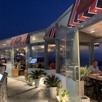   at Aris Restaurant in Santorini