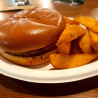 Vegan burger - soya and gluten free at Ubuntu Lounge Bar - Maybe closed in Skiathos