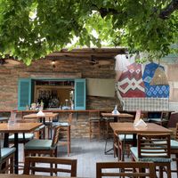 Courtyard  at Ubuntu Lounge Bar - Maybe closed in Skiathos