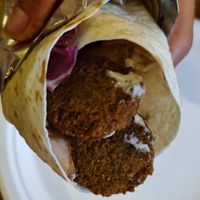 Falafel wrap at Ubuntu Lounge Bar - Maybe closed in Skiathos