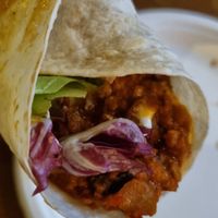 Beyond meat wrap at Ubuntu Lounge Bar - Maybe closed in Skiathos