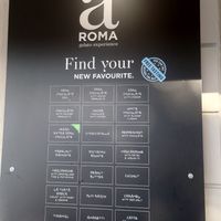 List of the flavours at Aroma Gelato Boutique in Pula