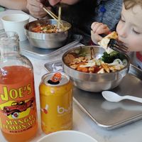 More soup and udon tofu bowls at Rice Bar - Market Place in Washington